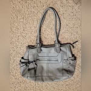 🔥🔥HP🔥🔥4-19-24🔥🔥WOMENS MINICCI SHOULDER BAG GRAY AND CHEETAH PRINT